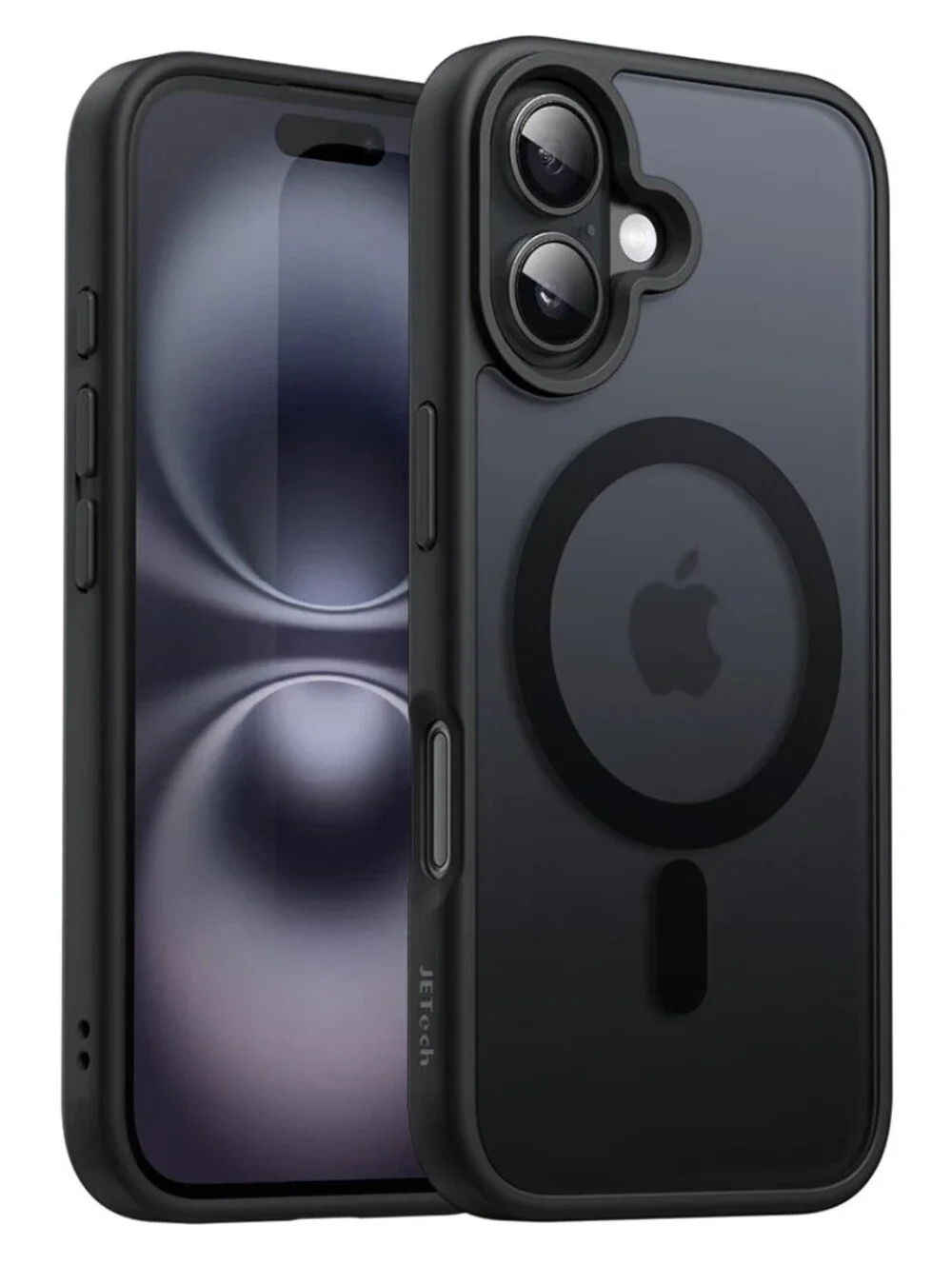 Jette Matte Black MagSafe-Compatible Slim Protective Case iPhone 16